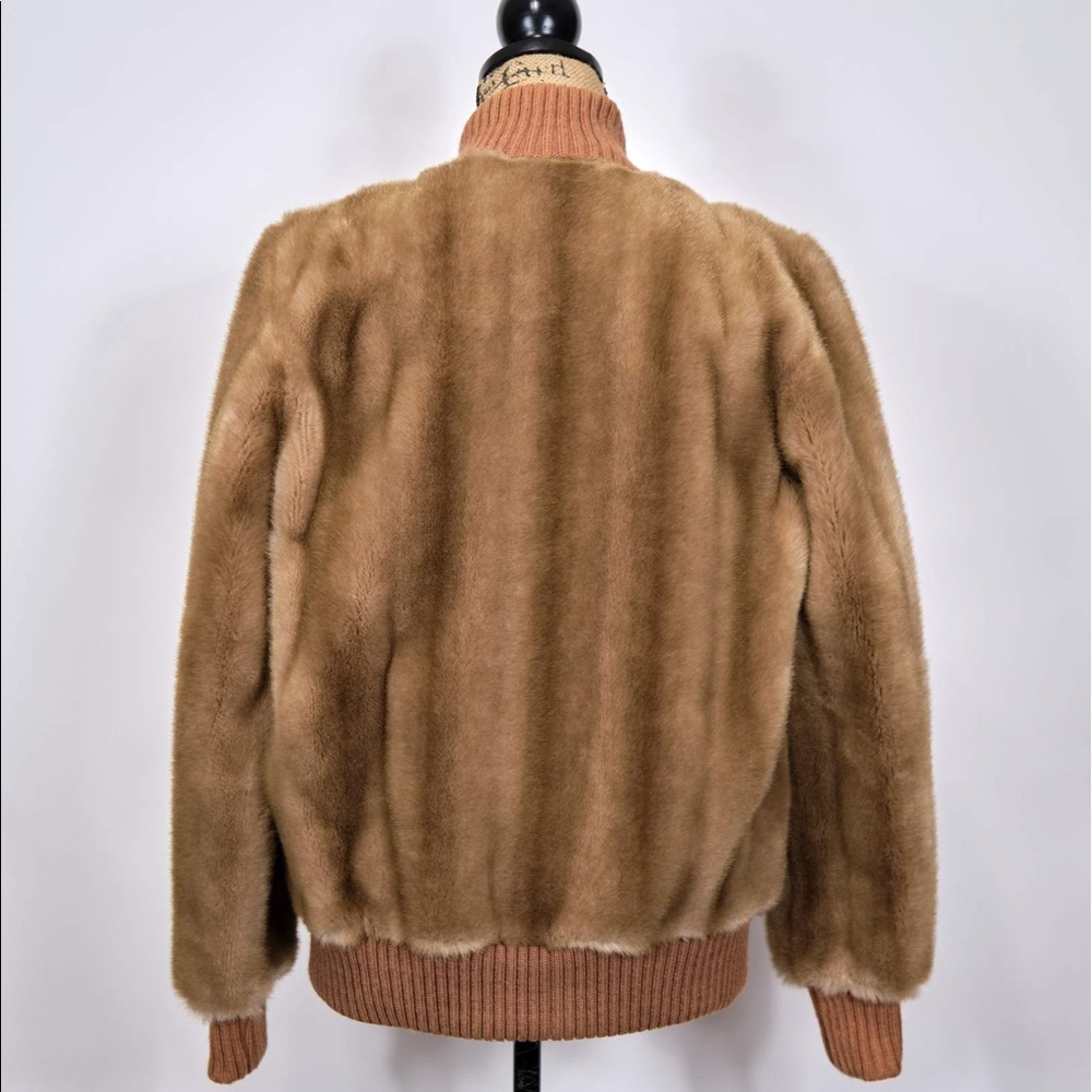 Lilli Ann Faux Fur Bomber Coat - Picture 6 of 11